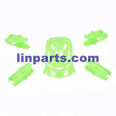 Hubsan Nano Q4 H111 RC Quadcopter Spare Parts: Upper cover + Motor holder[Green]