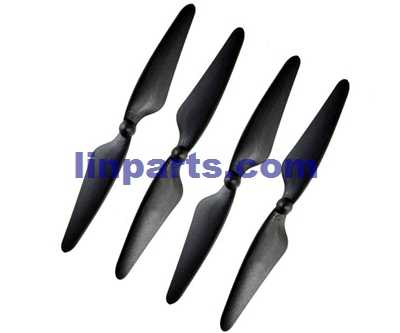 LinParts.com - Hubsan X4 FPV Brushless H501C RC Quadcopter Spare Parts: Main blades 4pcs [Black] - Click Image to Close