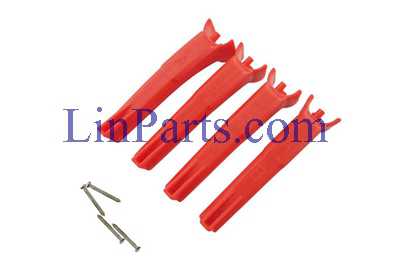 LinParts.com - Hubsan X4 H502E RC Quadcopter Spare Parts: Undercarriage[Red]