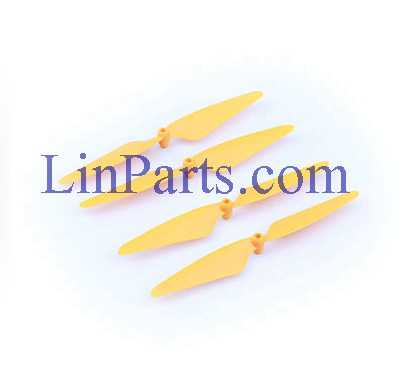 LinParts.com - Hubsan H507A X4 Star Pro RC Quadcopter Spare Parts: Main blades[Orange]