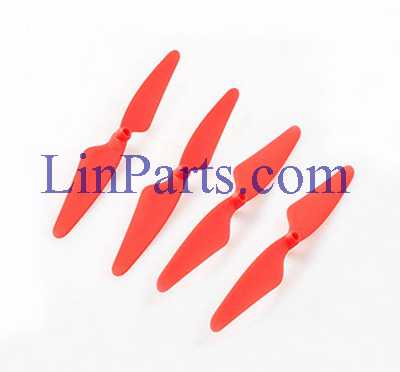 LinParts.com - Hubsan H507A X4 Star Pro RC Quadcopter Spare Parts: Main blades[Red] - Click Image to Close