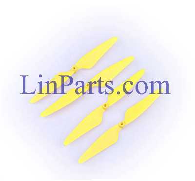 LinParts.com - Hubsan H507A X4 Star Pro RC Quadcopter Spare Parts: Main blades[Yellow] - Click Image to Close