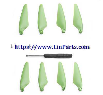 LinParts.com - Hubsan Zino2 Zino 2 RC Drone spare parts: Propeller 2 pairs green