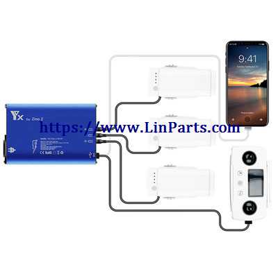 LinParts.com - Hubsan Zino2 Zino 2 RC Drone spare parts: Battery charger - Click Image to Close