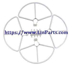 LinParts.com - Hubsan Zino Pro RC Drone spare parts: Protective frame white - Click Image to Close