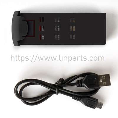 LinParts.com - JDRC JD-20S RC Quadcopter spare parts: Battery + USB charger wire