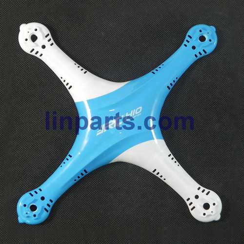 JJRC H10 2.4G 4CH 6 Axis Gyro With 2.0MP Camera 3D Flip RC Quadcopter RTF Spare Parts: Upper cover (Blue-White)