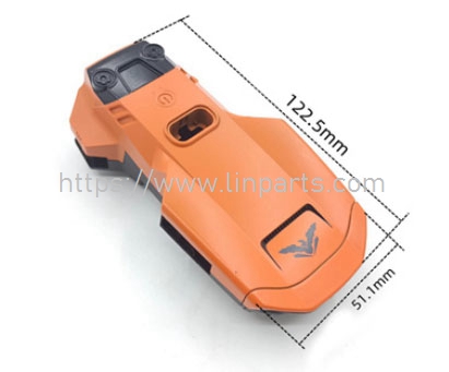 LinParts.com - JJRC H106 RC Drone parts: Upper cover+Lower cover orange