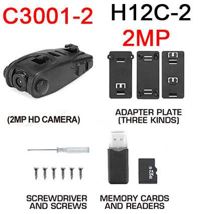JJRC H12C H12W Headless Mode One Key Return RC Quadcopter With 3MP Camera Spare Parts: Camera set (2MP)