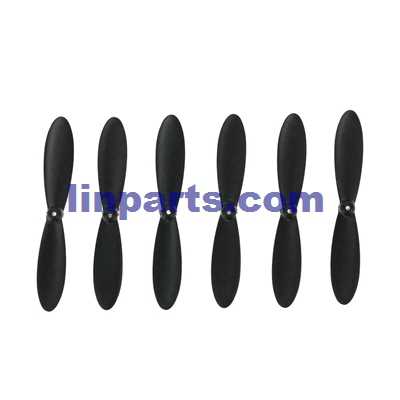 JJRC H20W RC Hexacopter Spare Parts: Main blades propellers [Black](6 pcs)