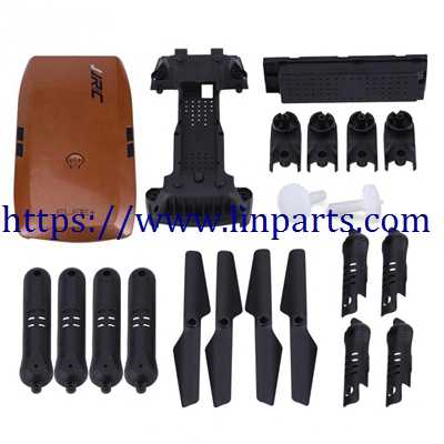 JJRC H47 RC Quadcopter Spare Parts: Upper cover[Coffee]+Lower board+Main blades set+Battery+Gear+Quadcopter Arms set