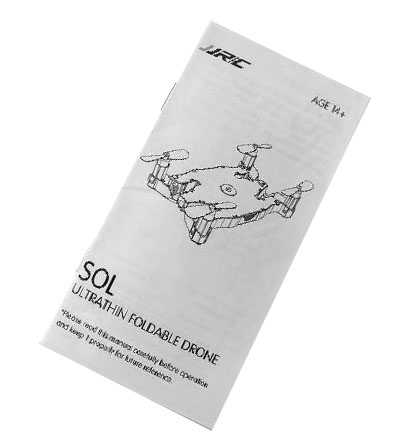 JJRC H49 Drone Spare Parts: English manual book