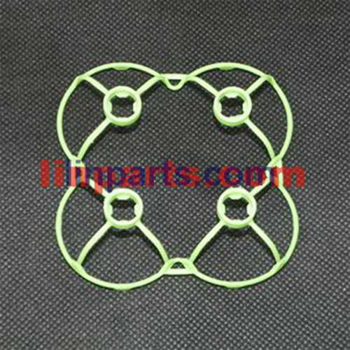JJRC-JJ810 Aircraft 4-CH 2.4GHz Mini Remote Control Quadcopter 6-Axis Gyro RTF RC Helicopter Spare Parts: Protection frame set(Green)