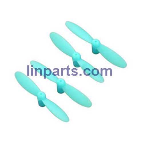 JJRC-JJ810 Aircraft 4-CH 2.4GHz Mini Remote Control Quadcopter 6-Axis Gyro RTF RC Helicopter Spare Parts: Main blades propellers (Blue)