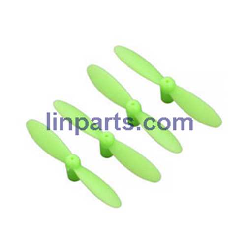 JJRC-JJ810 Aircraft 4-CH 2.4GHz Mini Remote Control Quadcopter 6-Axis Gyro RTF RC Helicopter Spare Parts: Main blades propellers (Green)