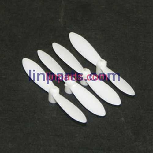 JJRC-JJ810 Aircraft 4-CH 2.4GHz Mini Remote Control Quadcopter 6-Axis Gyro RTF RC Helicopter Spare Parts: Main blades propellers (White)