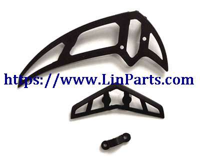 LinParts.com - JJRC M03 RC Helicopter spare parts: M03-023 tail wing group