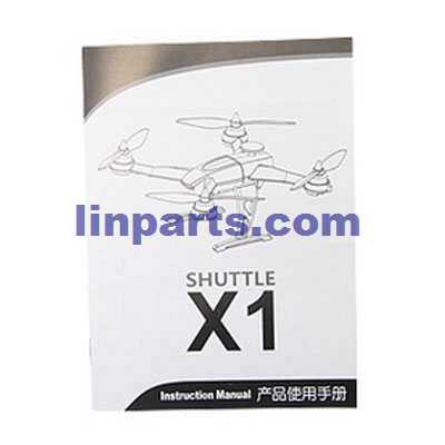 JJRC X1 RC Quadcopter Spare Parts: English manual book
