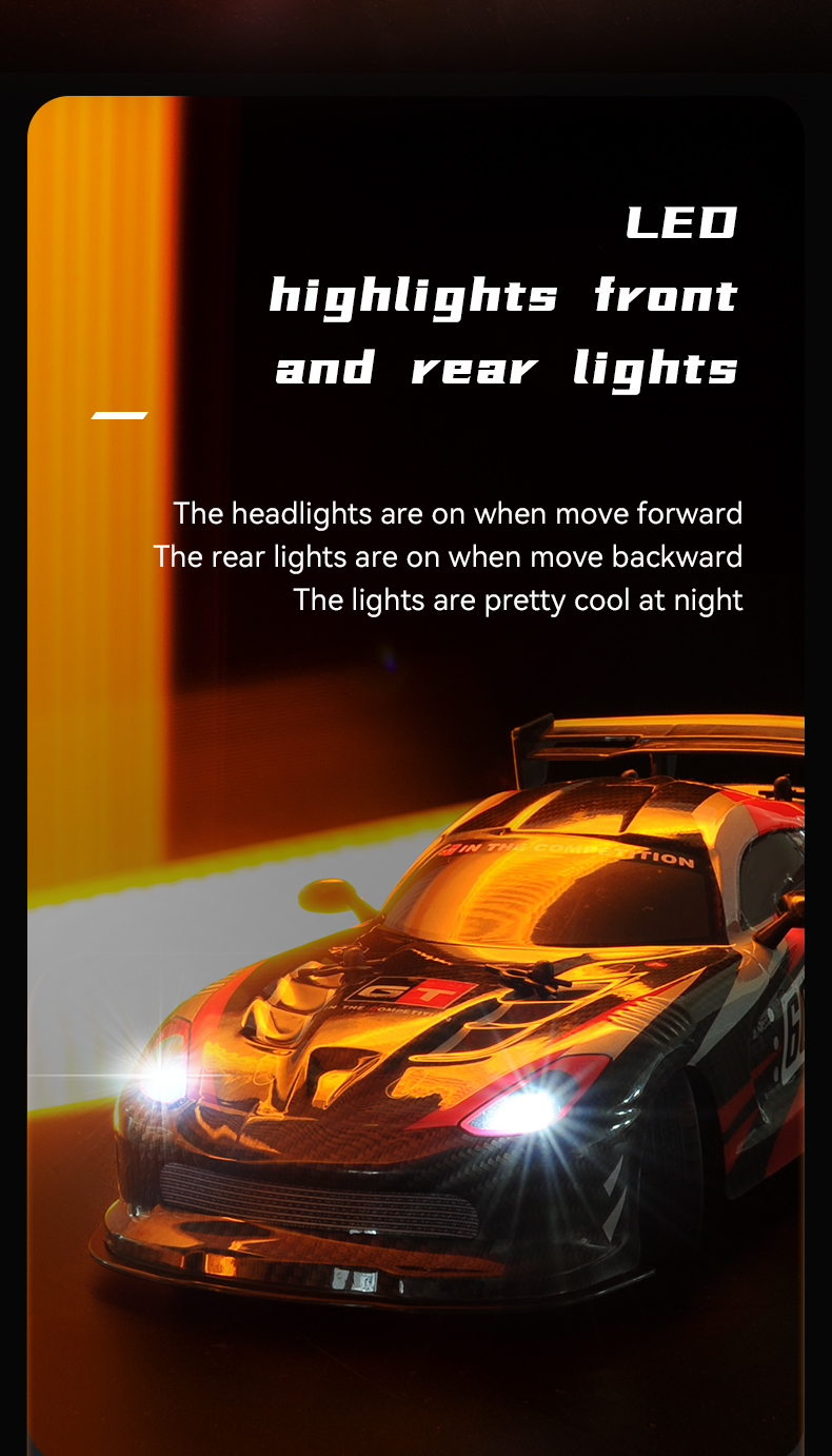 JJRC Q116 Racing Cheetah Dodge racing drifting car Gift For Kids