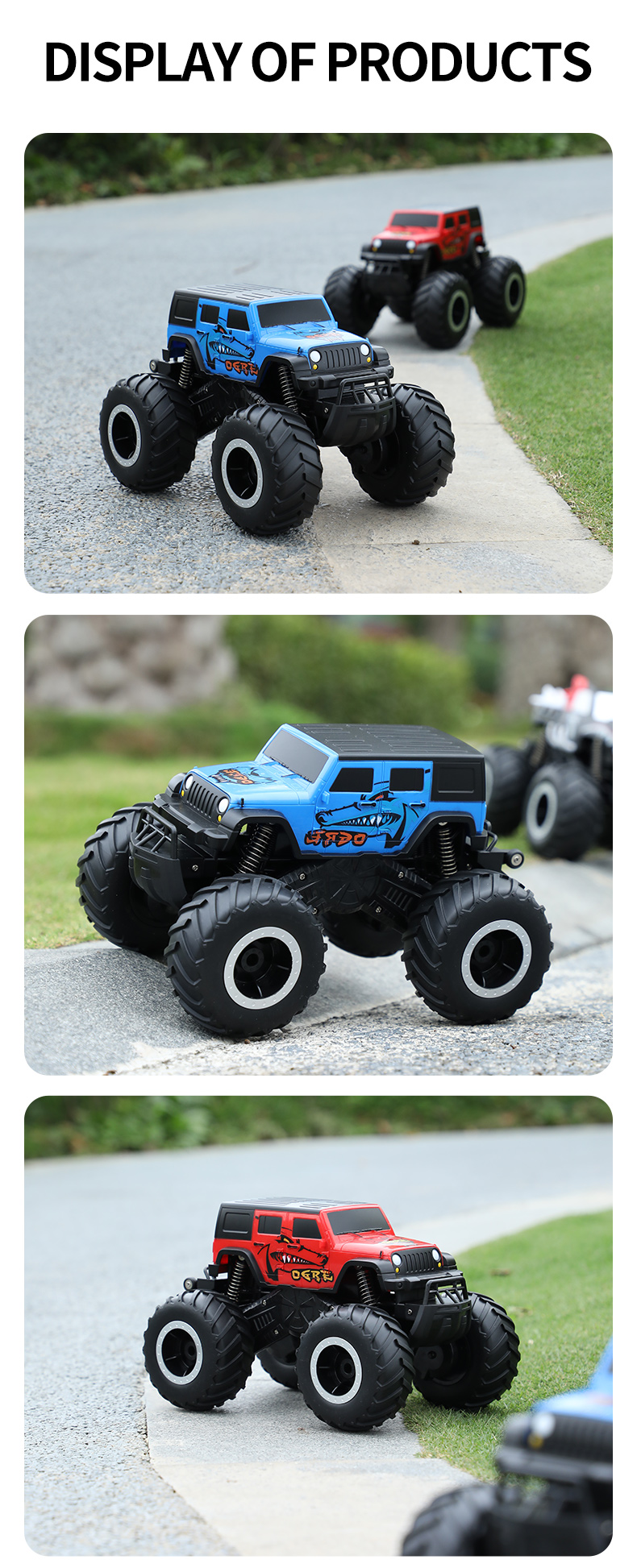 JJRC Q127 A B Large Wheel Amphibious Cross-country Remote Control Car