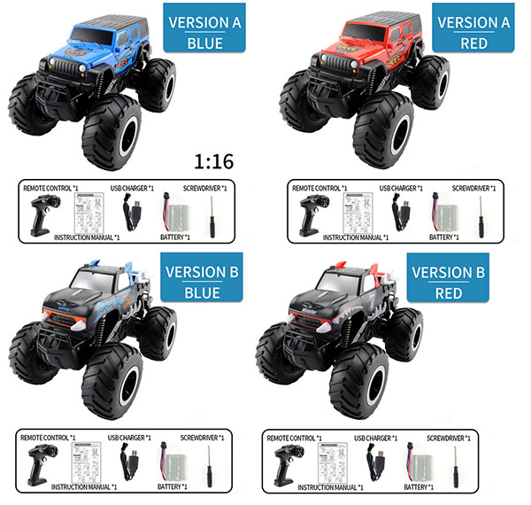 JJRC Q127 A B Large Wheel Amphibious Cross-country Remote Control Car