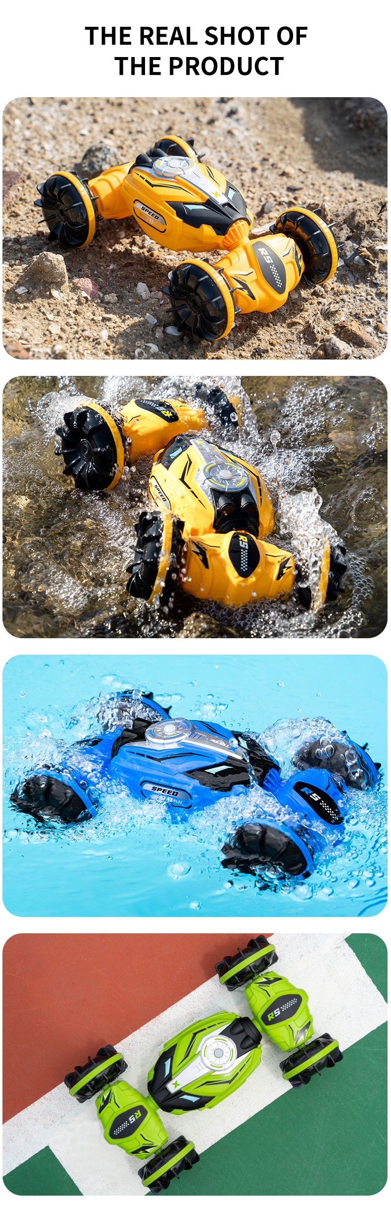 JJRC Q150 Armored mighty-warrior car with twistable and amphibious