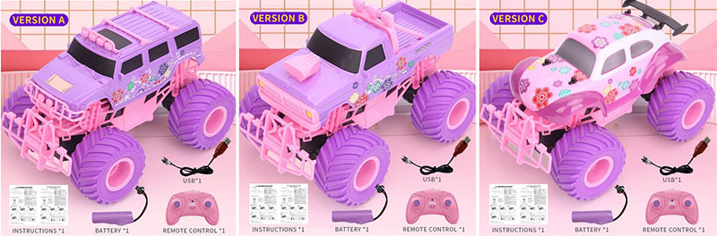 JJRC Q157 Pink Girl Toy RC Climbing Car 2.4G Off Road Vehicle Party Gift Remote Control Car Girl Christmas Toy