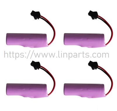 LinParts.com - JJRC Q157 RC Car Spare Parts: 14500 3.7V 500mAh battery 4pcs - Click Image to Close