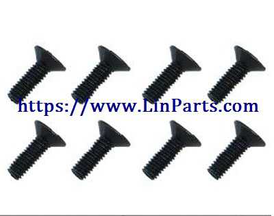 LinParts.com - JJRC Q39 Q40 RC Car Spare Parts: Hexagon flat head machine wire KM ?2.5 * 8 [Q39-73] - Click Image to Close
