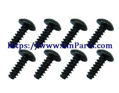 LinParts.com - JJRC Q39 Q40 RC Car Spare Parts: Hexagon T-head self-tapping TB ?2.6 * 8 [Q39-78]