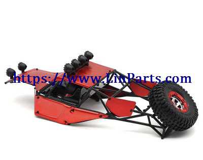 LinParts.com - JJRC Q39 Q40 RC Car Spare Parts: Red metal car shell