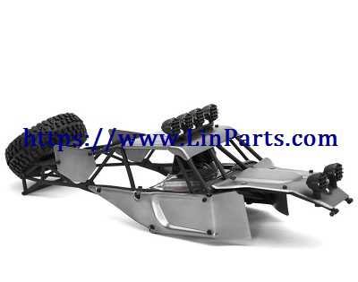 LinParts.com - JJRC Q39 Q40 RC Car Spare Parts: Grey metal car shell