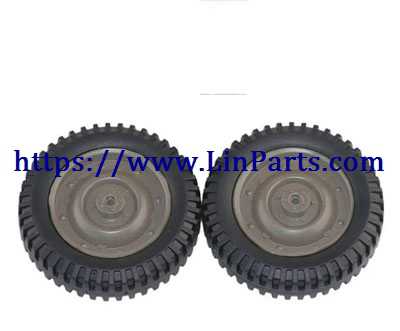 JJRC Q65 D844 RC Car Spare Parts: Tire assembly Yellow [C606-05]