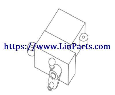 LinParts.com - JJRC Q65 D844 RC Car Spare Parts: Steering gearbox [C606-19]