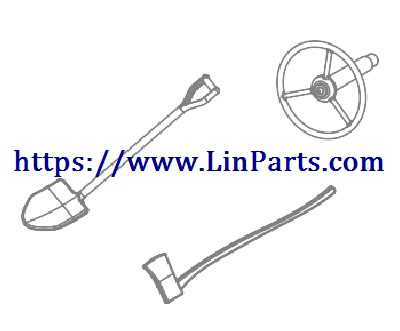 LinParts.com - JJRC Q65 D844 RC Car Spare Parts: Body parts [C606-22]