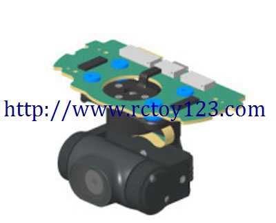 LinParts.com - JJRC X12 RC Drone Spare Parts: Three-axis PTZ module (4K camera version)
