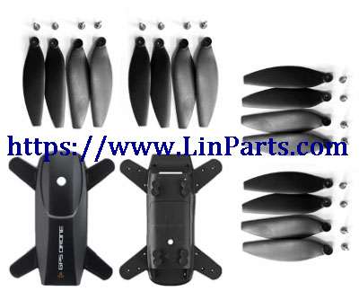 JJRC X16 RC Drone Spare Parts: Propeller Props Blades+screw 16PCS+Upper Cover+Bottom Cover