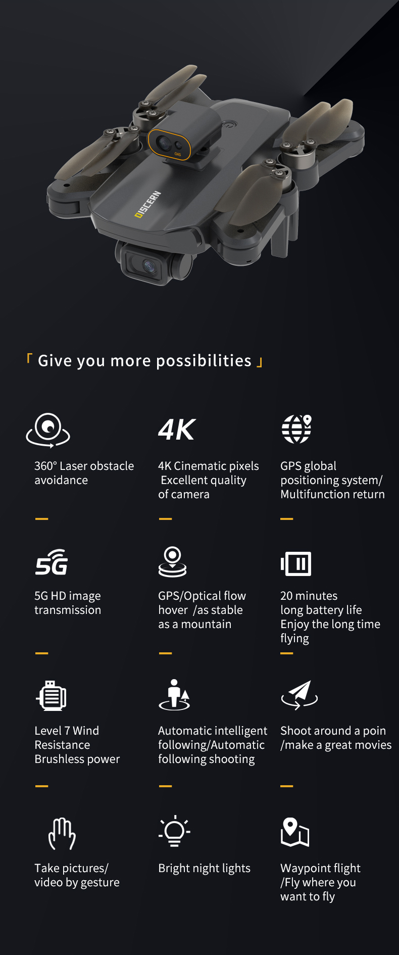 JJRC X21 4K obstacle avoidance GPS aerial photography RC Drone