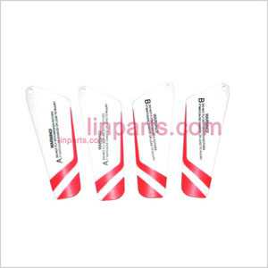JXD348/I348 Spare Parts: Main blades(red)