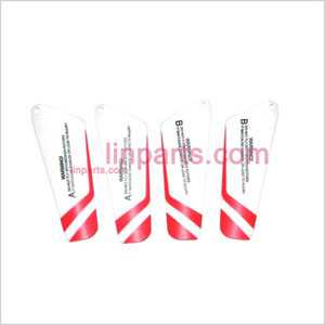 LinParts.com - JXD348/I348 Spare Parts: Main blades(red) - Click Image to Close