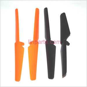 LinParts.com - JXD 383 Spare Parts: Main blades (Black A&B + Yellow A&B)