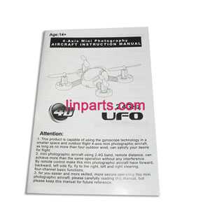 JXD 392 Helicopter Spare Parts: English manual book