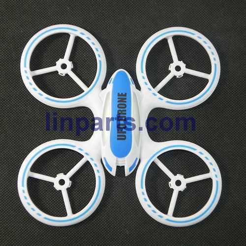 LinParts.com - JXD JD 398 2.4G 4CH RC Quadcopter With Round Strobe light Spare Parts: Upper cover (Blue) - Click Image to Close