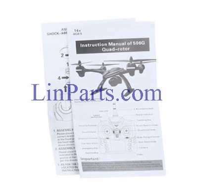 LinParts.com - JXD 506V 506W 506G RC Quadcopter Spare Parts: English manual book - Click Image to Close