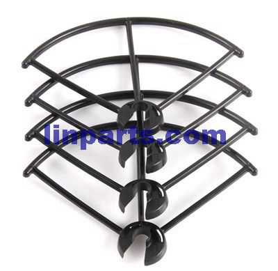 LinParts.com - JXD 509 509V 509W 509G RC Quadcopter Spare Parts: Protection frame[Black] - Click Image to Close