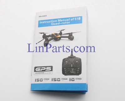 LinParts.com - JXD 518 RC Quadcopter Spare Parts: English manual book - Click Image to Close