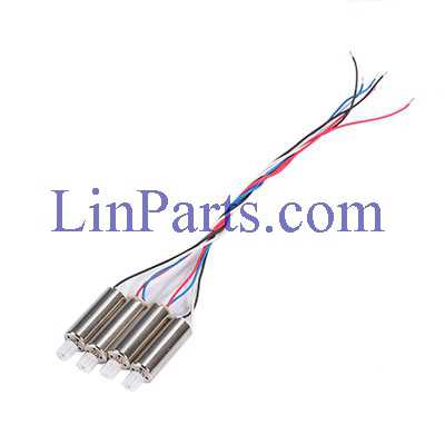 LinParts.com - JXD 523 523W RC Quadcopter Spare Parts: Motor set[1pcs Red and blue line motor + 1pcs Black and white line motor] - Click Image to Close