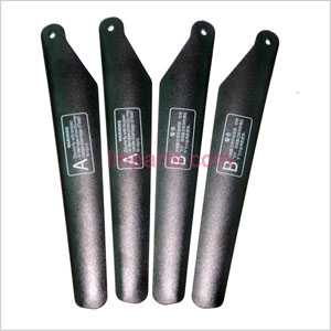 LinParts.com - LH-110 LH-110A LH-110B Spare Parts: Main blades(Black)