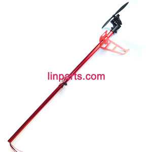 LinParts.com - LH-1301 Helicopter Spare Parts: Whole Tail Unit Module(Red)