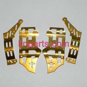 LinParts.com - LISHITOYS L6016 Helicopter Spare Parts: metal frame(golden)